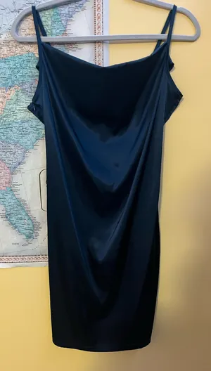 Hoco blue slip dress Size M thumbnail 1