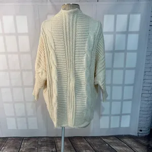 🔥🔥 5/$25 sale 🔥🔥 Simply Southern Cream Cable Knit Cardigan Size Small thumbnail 5