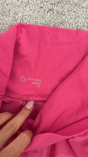 Pink Aerie Crossover Flowy Shorts thumbnail 2