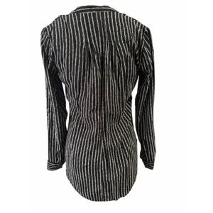 Anthropologie Maeve Women's Black White Calia Top Sz 8 Minimalist Closet Staple thumbnail 4