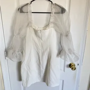 Amanda Uprichard NEW Tia Puff Sleeve Dress thumbnail 7