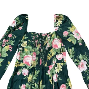 NEW Reformation Sigmund Long Sleeve Crepe Midi Dress Belvedere Floral thumbnail 7