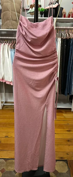 D&M Pink Glitter Formal Dress thumbnail 1