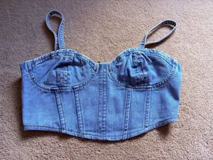 LA Hearts Denim Top thumbnail 1