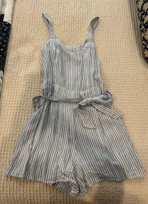 Hollister Romper Striped Blue White thumbnail 1