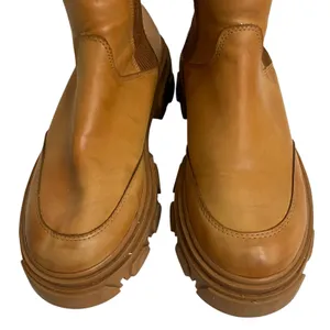 FARM RIO Women's Tan Lug sole Chelsea Boots Size 9 thumbnail 5
