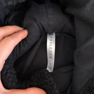 Fabletics Black teddy coat thumbnail 2