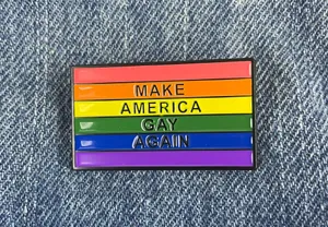 LGBTQ MAGA Enamel Pin Multiple thumbnail 1