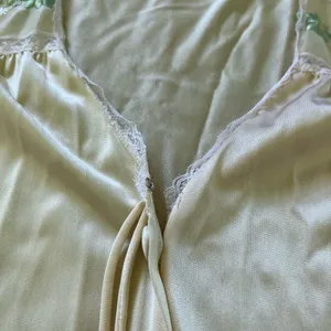Vintage Yellow Floral Embroidery Housedress thumbnail 4