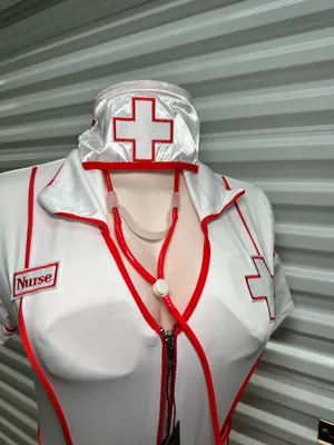 Nurse costume (different sizes Red Size undefined thumbnail 10