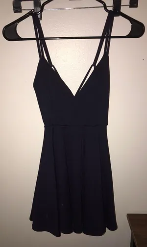 navy blue dress thumbnail 2