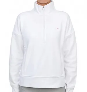 G/Fore I Hate Golf Boxy Crop French Terry Quarter Zip Sweatshirt Sweater XS thumbnail 1