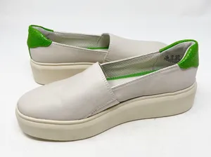 Franco Sarto Lodi 2 Slip On Platform Sneakers Size 6.5 Off White Putty Leather thumbnail 5
