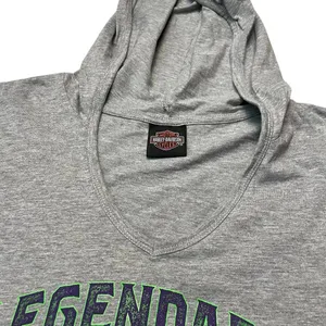 Harley Davidson Hooded T-Shirt Long Sleeve Hoodie Albuquerque NM Women's Large thumbnail 3