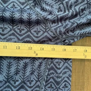 Patagonia Capilene Midweight Baselayer Top Blue Print Long Sleeve Size M Hiking thumbnail 4