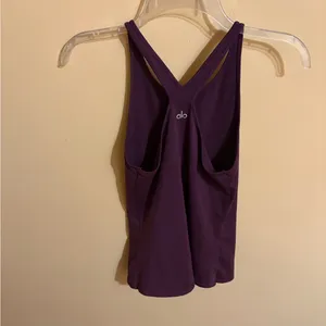 Alo Yoga Select Tank Top in Dark Plum thumbnail 4