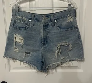 MADEWELL the perfect Jean short‎ distressed size 28 thumbnail 1