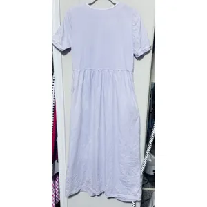 Country Wear Casuals House Dress Vintage 90s Cottagecore Midi Sz S 100% Cotton‎ thumbnail 5