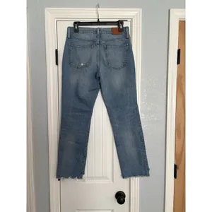 J.Crew Slouchy Boyfriend Jeans Womens 24 Blue Excellent Distressed‎ Raw Hem thumbnail 3