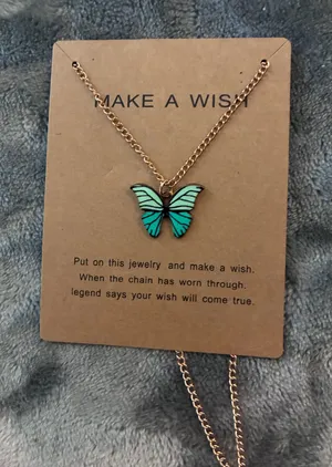 Necklaces New Butterfly Necklace Pendant Gift for Cute Lovely Girls and Women thumbnail 1