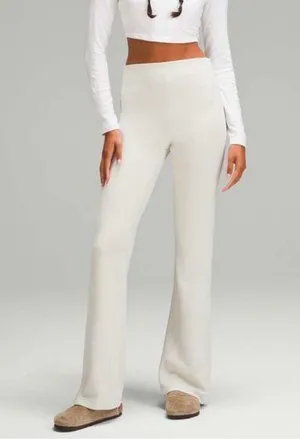 Lululemon Brushed Softstreme Ribbed Zip Flared Pant 32.5" thumbnail 1