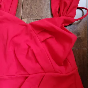 Red mini dress size small perfect for valentines day dress has a lining thumbnail 7