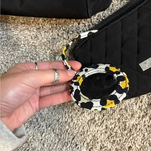 Vera Bradley Black Quilted crossbody purse and wallet thumbnail 10