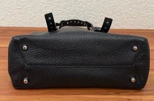 MARC JACOBS Mini T Tote Stud Black Pebbled Leather Crossbody Bag NO STRAP thumbnail 7