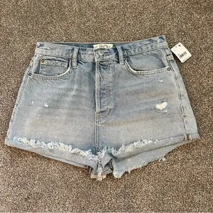 Free People Fox Trott‎ Denim Shorts thumbnail 4
