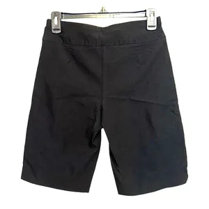 Attyre Black Bermuda Shorts Women's Size 2‎ Pull-On Stretch Flat Front Casual thumbnail 3
