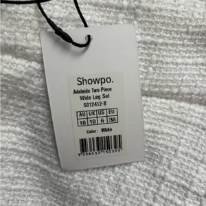 Showpo Adelaide Two Piece Wide Leg Set In White thumbnail 3