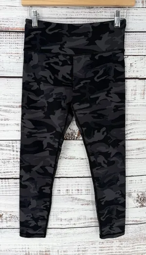 ZYIA Active Grey Black Camo Luxe‎ High-Rise Leggings Sz 4 thumbnail 1