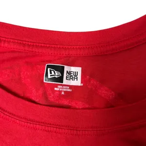 New Era Washington Wizards NBA Women XL Long Sleeve Colorblock T-Shirt Red White thumbnail 4