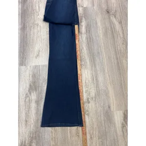 Soft Surroundings‎ Womens High Rise Flare Leg Jeans Dark Wash Blue Size 10 thumbnail 8