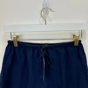 J.Crew Mini Beach Short Indigo Cotton Voile Navy Blue Resort Vacation XXS NWT thumbnail 6