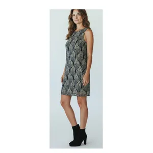 Astr the Label Black Metallic Lace Mini Dress size Medium thumbnail 9