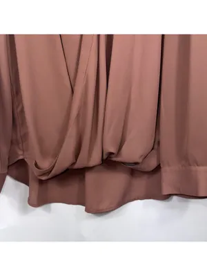 Alex Marie XL Mauve Surplice Long Sleeve Blouse thumbnail 3