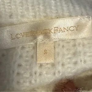 LoveShackFancy Ridge Sweater S Floral Embroidered Wool Blend Cottagecore thumbnail 10