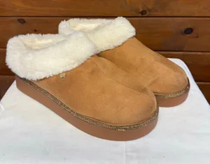 Joy Mangano Joy Glamorous Cozy Slippers with Orthotic Insole Sz 10 WIDE NWOT thumbnail 1