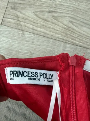 Princess Polly Strapless Dress Red thumbnail 3