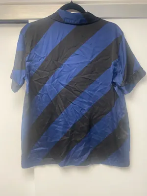 Victoria Secret Blue and Black Striped Pajama Set thumbnail 3