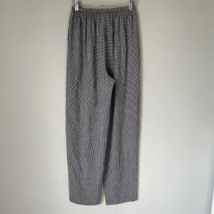 T & Company Vintage Gingham Wide Leg Pants Cottagecore Black White Womens Size 8 thumbnail 2