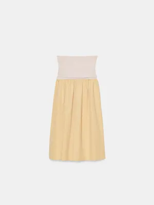 NWT Zara Contrast Fajin Skirt Also known as the Contrast Cummerbund(convertible) thumbnail 6
