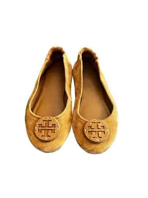 Tory Burch Minnie Travel Suede Ballet Flats size 6.5 thumbnail 2