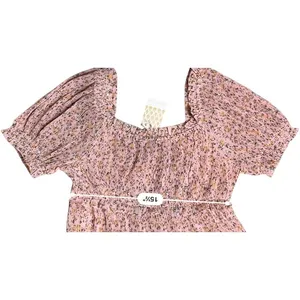 Beyond Words Pink Floral‎ Pleated Cottagecore Fit & Flare Dress XL Prairie Vibes thumbnail 6