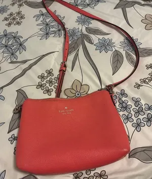 Kate Spade Crossbody Purse Leather Pink thumbnail 1
