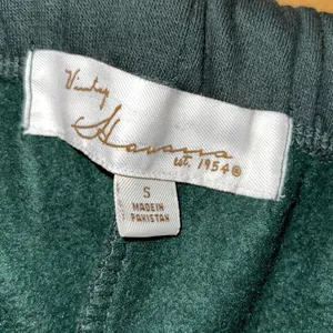 Vintage Havana Womens Beverly Hills Drawstring Jogger Sweatpants Dark Green Smal thumbnail 5