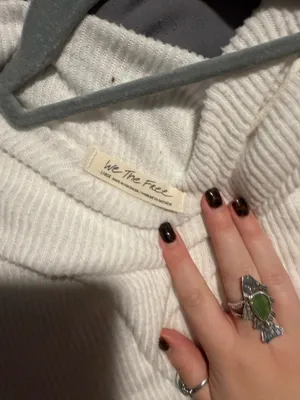 We the Free White Long Sleeve Blouse thumbnail 3