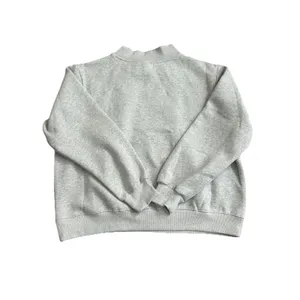 PARKE Cities Varsity Mock Neck Pullover Sweatshirt New York Grey Green RARE L/XL thumbnail 5