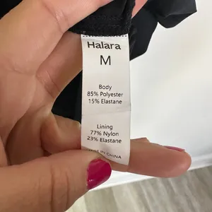 Halara NEW Breezeful Drawstring Quick Dry Mini Hiking Active Dress in Black Size Medium thumbnail 6